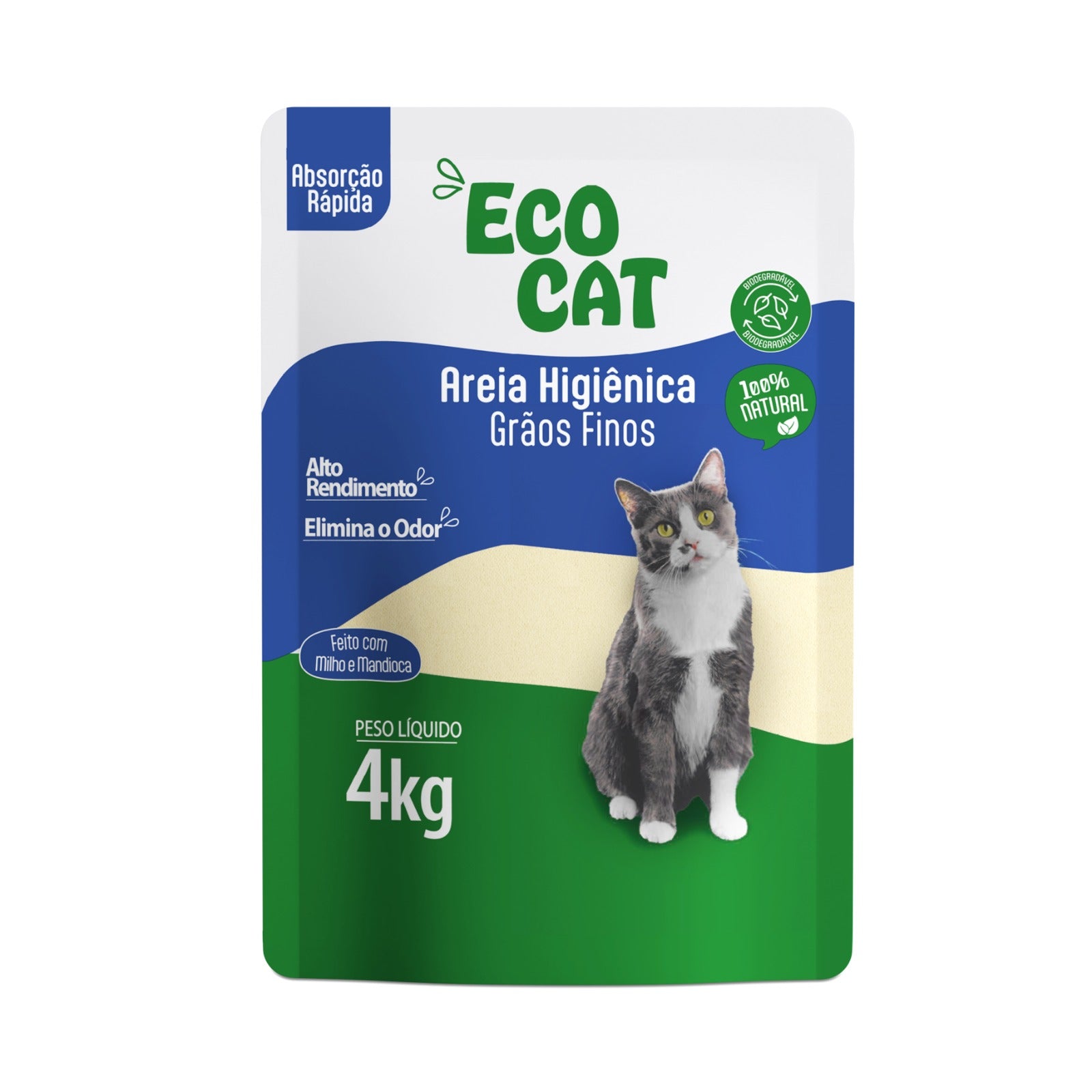 Areia Higiênica Eco Cat